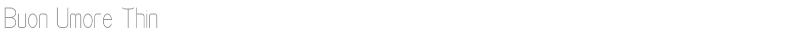 Buon Umore font preview